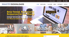 Desktop Screenshot of ministrydownloads.com